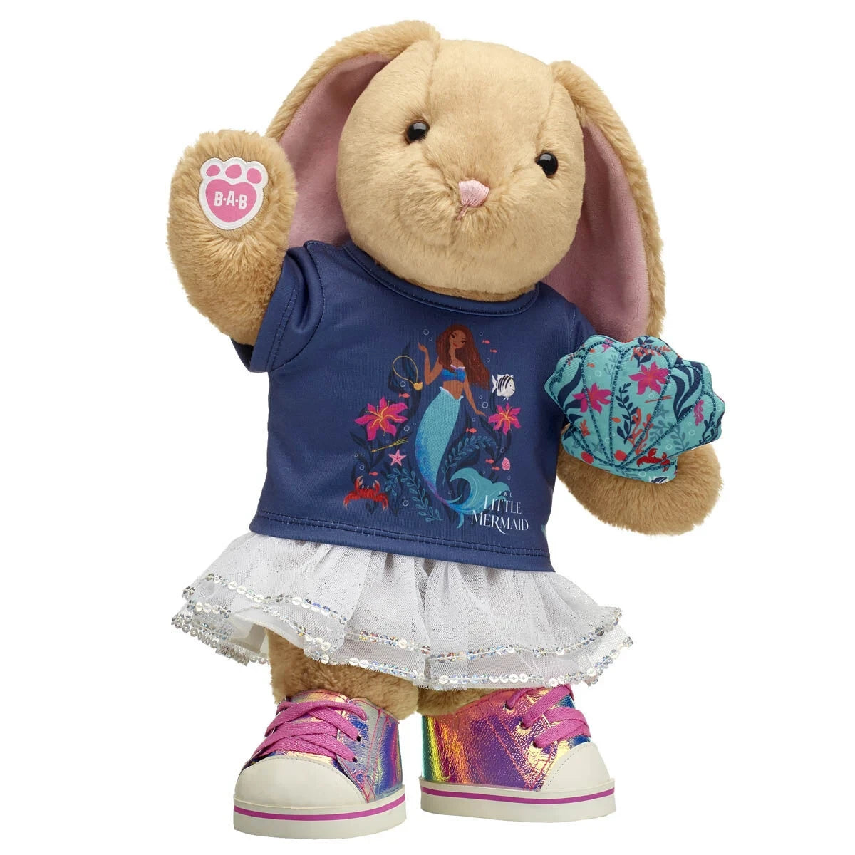 Disney The Little Mermaid Shell Wristie for Stuffed Animals | Build-A-Bear® - US 6265