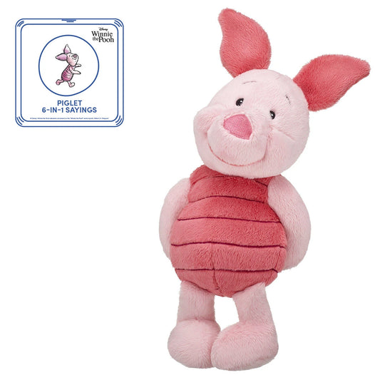 Winnie the Pooh Piglet Stuffed Animal &amp; Sound | Build-A-Bear® - US 6057