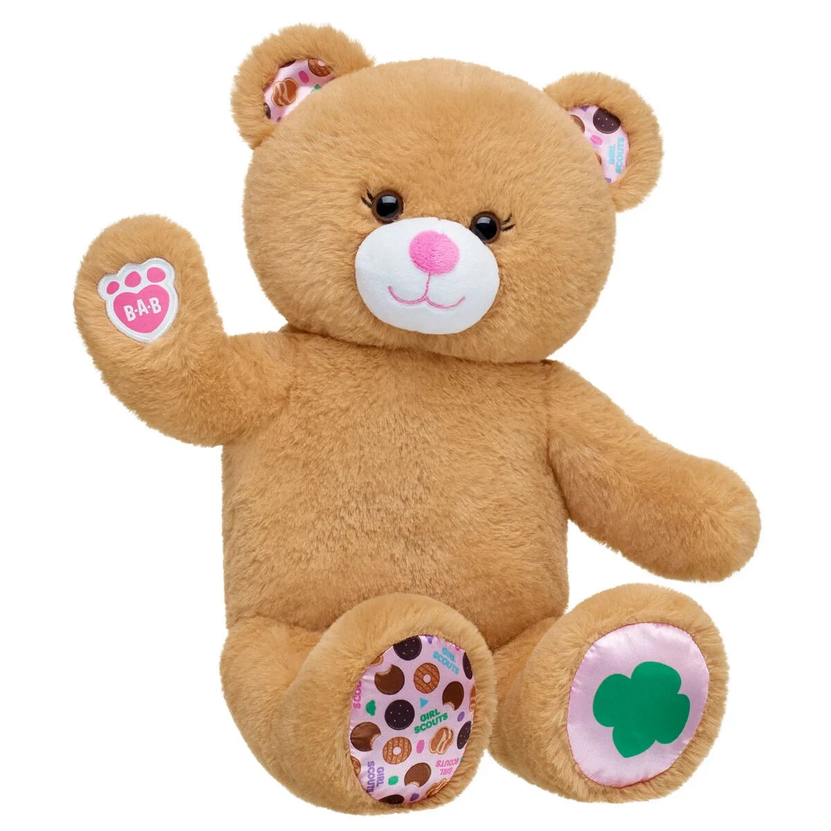 Girl Scout Cookie Teddy Bear Hoodie Gift Set w/ Bows | BAB - US 2999