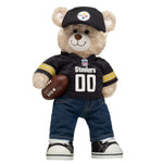 Pittsburgh Steelers Happy Hugs Teddy Bear Hat &amp; Football Set - US 4225