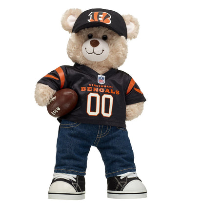 Cincinnati Bengals Happy Hugs Teddy Bear Football Gift Set - US 8813