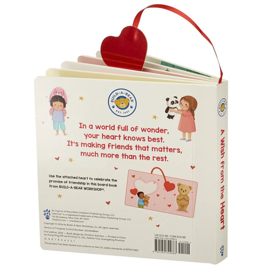 "A Wish from the Heart" Board Book | Build-A-Bear® - US 8102