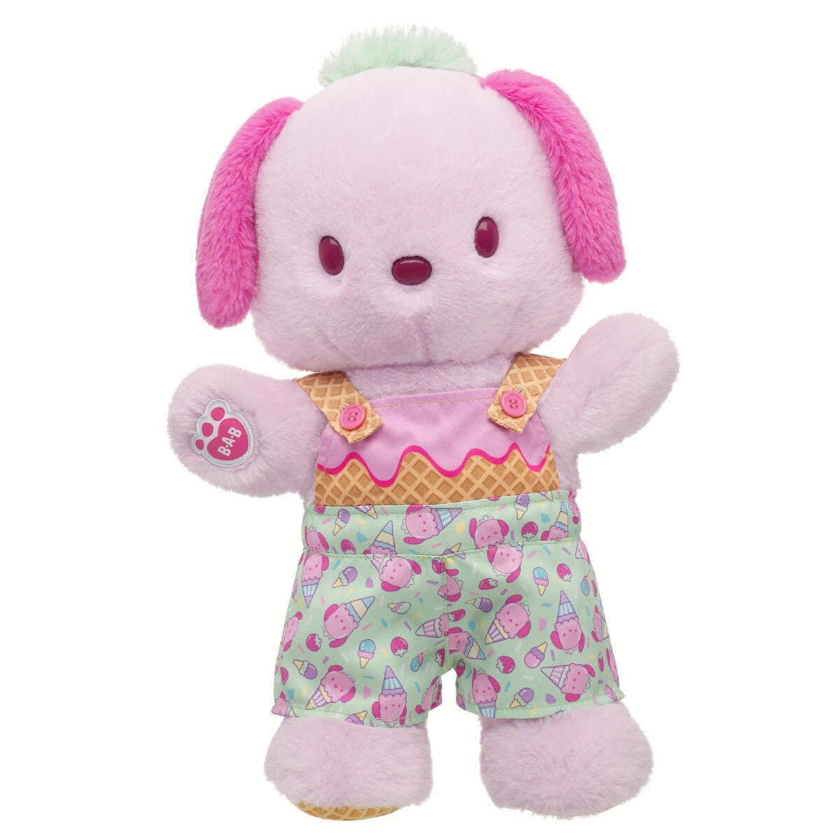Sanrio Hello Kitty &amp; Friends Strawberry Ice Cream Pochacco Plush | Build-A-Bear - US 3084