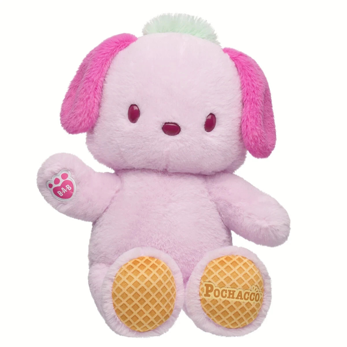 Sanrio Hello Kitty &amp; Friends Strawberry Ice Cream Pochacco Plush | Build-A-Bear - US 1296
