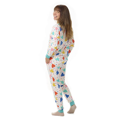 Build-A-Bear Pajama Shop™ Colorful Hearts PJ Pants - Adult - US 6916